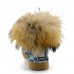UGG JIMMY CHOO FOX FUR MINI TRAVEL BLUE