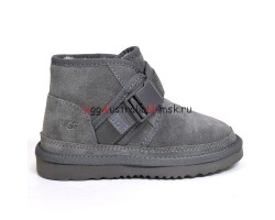 UGG KIDS BOOTS NEUMEL SNAPBACK GREY