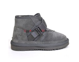 UGG KIDS BOOTS NEUMEL SNAPBACK GREY