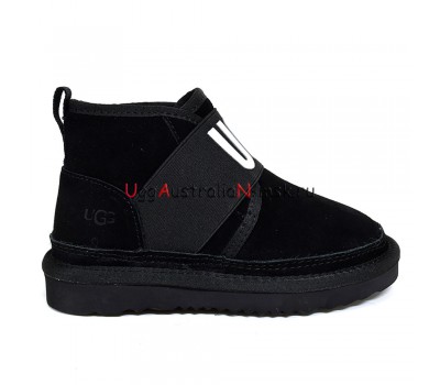 UGG KIDS BOOTS NEUMEL II GRAPHIC BLACK