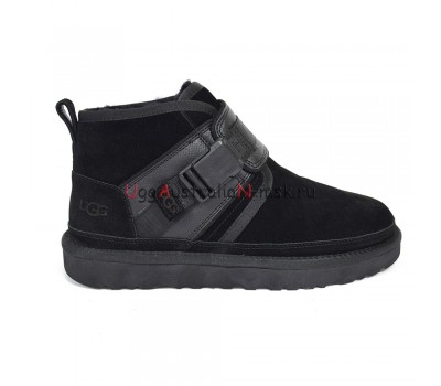 UGG KIDS BOOTS NEUMEL SNAPBACK BLACK