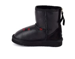 UGG KIDS ZIP METALLIC BLACK