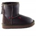 UGG KIDS ZIP METALLIC CHOCOLATE