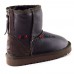 UGG KIDS ZIP METALLIC CHOCOLATE