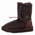 UGG KID'S BAILEY BUTTON METALLIC CHOCOLATE