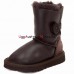 UGG KID'S BAILEY BUTTON METALLIC CHOCOLATE