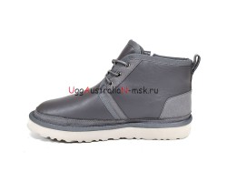 UGG NEUMEL ZIP LEATHER GREY