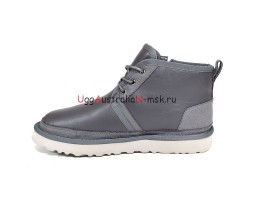 UGG NEUMEL ZIP LEATHER GREY
