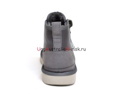 UGG NEUMEL ZIP LEATHER GREY