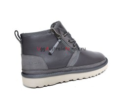 UGG NEUMEL ZIP LEATHER GREY