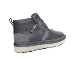 UGG NEUMEL ZIP LEATHER GREY
