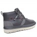 UGG NEUMEL ZIP LEATHER GREY