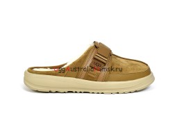 UGG MENS KICK IT SLIDE CHESTNUT