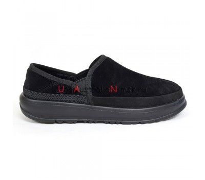 UGG MENS KICK IT SLIP-ON BLACK