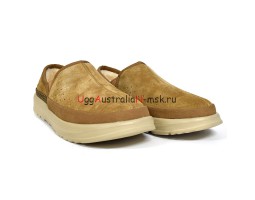 UGG MENS KICK IT SLIP-ON CHESTNUT