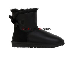 UGG BAILEY BOW MINI II METALLIC BLACK