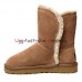 CLASSIC SHORT FLUFF HIGH-LOW CHESTNUT