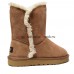 CLASSIC SHORT FLUFF HIGH-LOW CHESTNUT