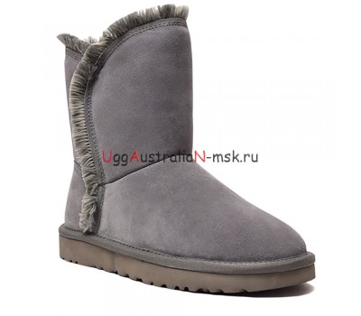 CLASSIC SHORT FLUFF HIGH-LOW GREY