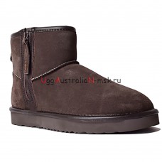 UGG MINI ZIP BOOT CHOCOLATE