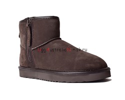 UGG MINI ZIP BOOT CHOCOLATE