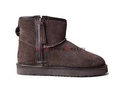 UGG MINI ZIP BOOT CHOCOLATE