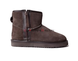 UGG MINI ZIP BOOT CHOCOLATE