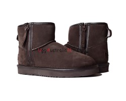 UGG MINI ZIP BOOT CHOCOLATE