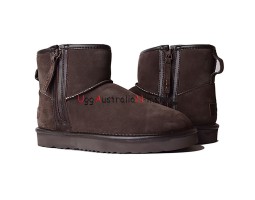 UGG MINI ZIP BOOT CHOCOLATE