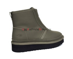 UGG NEUMEL PLATFORM ZIP MATTE SEAWEED