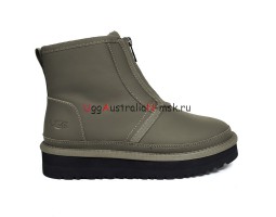 UGG NEUMEL PLATFORM ZIP MATTE SEAWEED