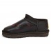 UGG CLASSIC II ULTRA MINI LEATHER CHOCOLATE