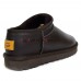 UGG CLASSIC II ULTRA MINI LEATHER CHOCOLATE