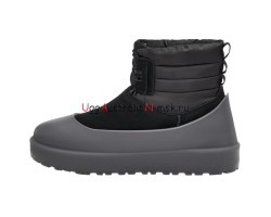 UGG CLASSIC MINI LACE-UP WEATHER BLACK