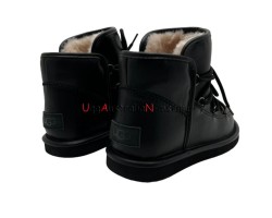 UGG LODGE MINI LEATHER BLACK