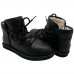 UGG LODGE MINI LEATHER BLACK