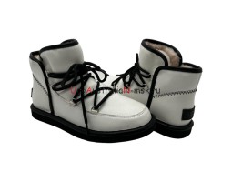 UGG LODGE MINI II LEATHER WHITE