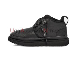 UGG NEUMEL FT BLACK LEATHER