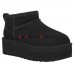 UGG CLASSIC ULTRA MINI PLATFORM BLACK