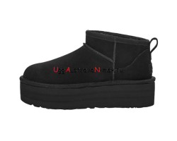 UGG CLASSIC ULTRA MINI PLATFORM BLACK