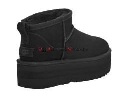 UGG CLASSIC ULTRA MINI PLATFORM BLACK