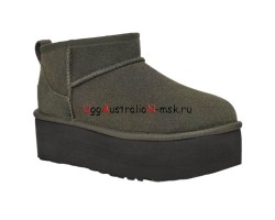 UGG CLASSIC ULTRA MINI PLATFORM BURT OLIVE