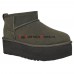 UGG CLASSIC ULTRA MINI PLATFORM BURT OLIVE