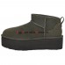 UGG CLASSIC ULTRA MINI PLATFORM BURT OLIVE