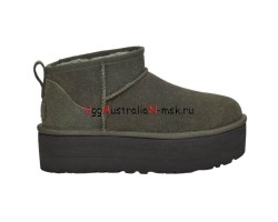 UGG CLASSIC ULTRA MINI PLATFORM BURT OLIVE