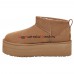 UGG CLASSIC ULTRA MINI PLATFORM CHESTNUT