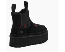 UGG NEUMEL PLATFORM CHELSEA BLACK