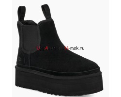 UGG NEUMEL PLATFORM CHELSEA BLACK