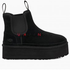 UGG NEUMEL PLATFORM CHELSEA BLACK