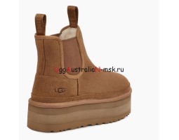 UGG NEUMEL PLATFORM CHELSEA CHESTNUT